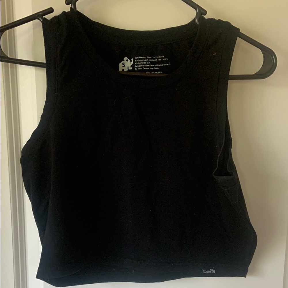 Black Sleeveless Women's Top